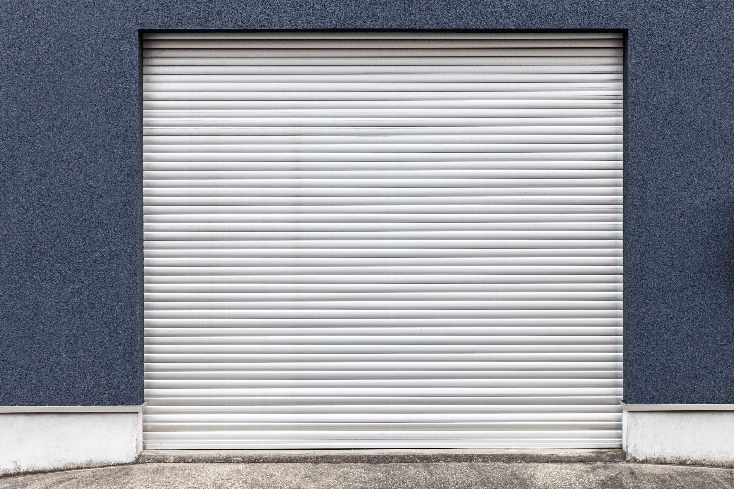 automatic roller shutter doors on the ground floor of the house