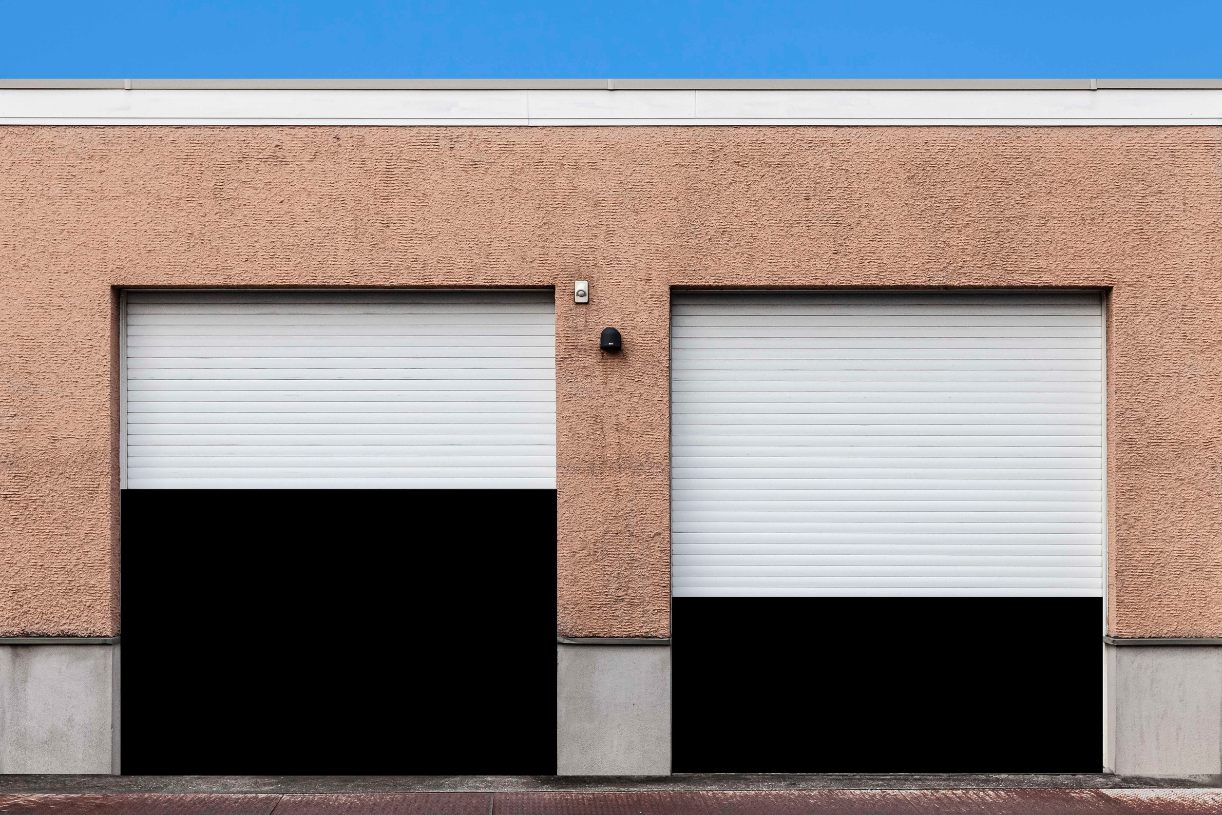 garage at the building that opens the shutter door